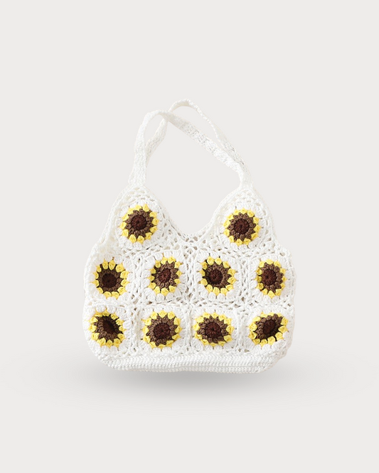 Crochet Daisies Bag