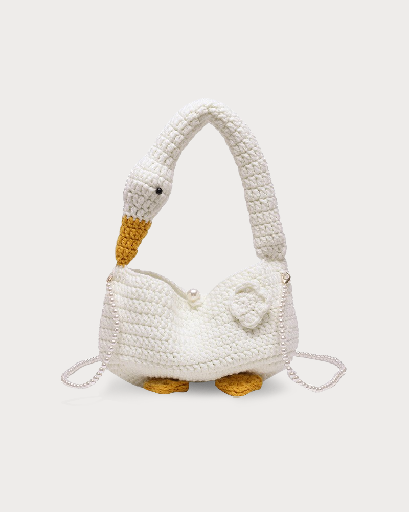 Crochet Goose Bag