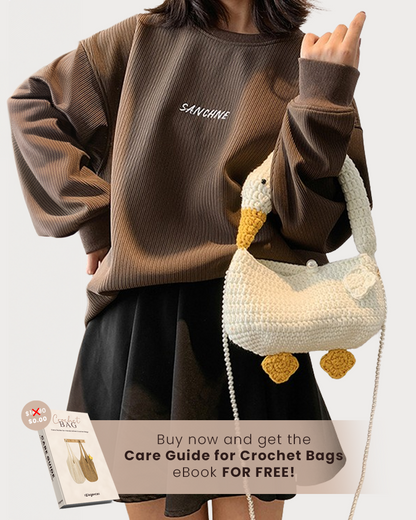 Crochet Goose Bag