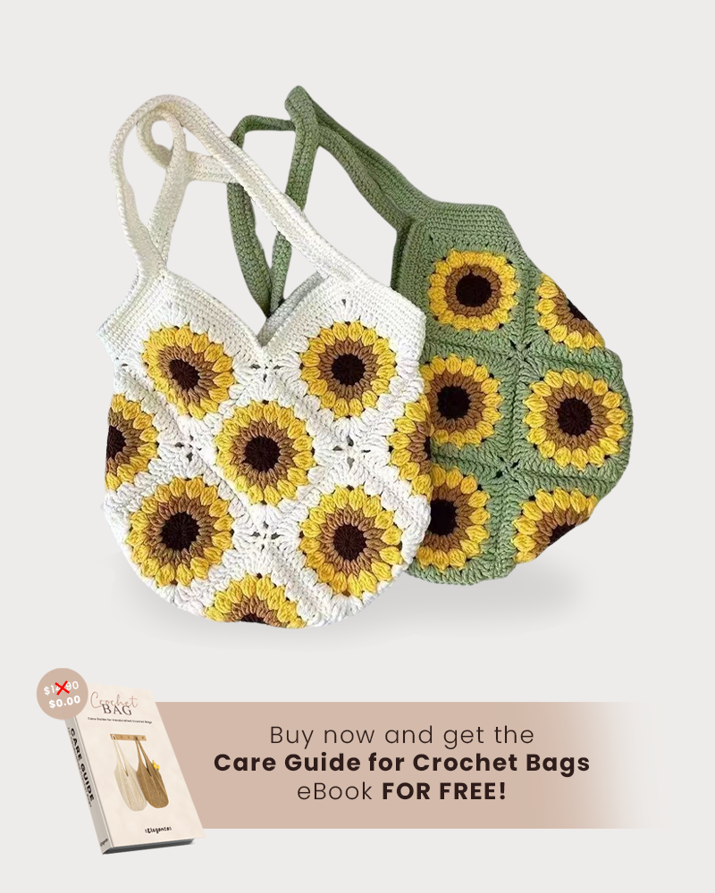 Crochet Sunflower Bag