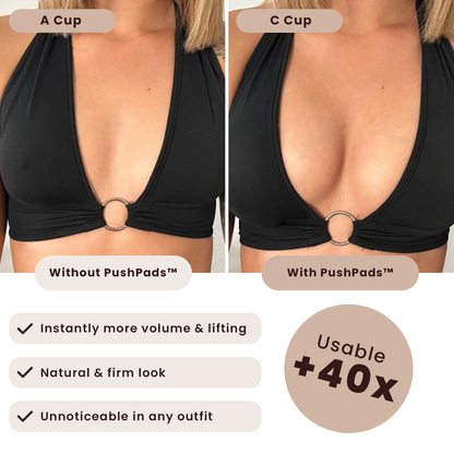 PushPads™ · Self-Adhesive Bra Pads