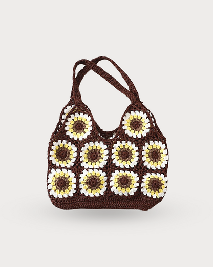 Crochet Daisies Bag