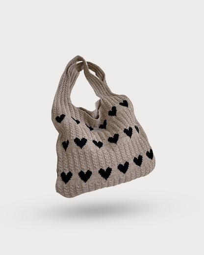 Crochet Heart Bag