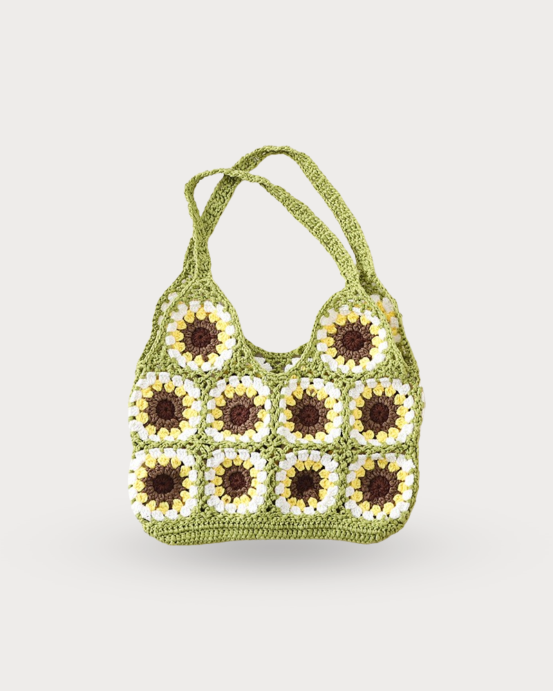 Crochet Daisies Bag