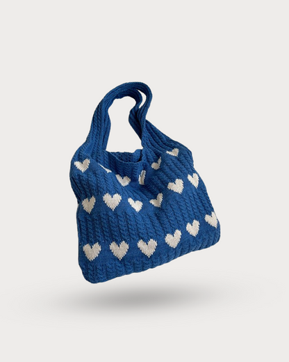 Crochet Heart Bag