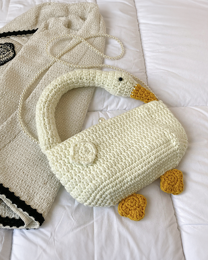 Crochet Goose Bag