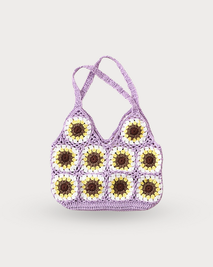 Crochet Daisies Bag