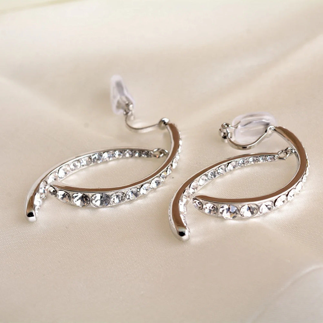 50% OFF | Cross-shaped Curved Earrings